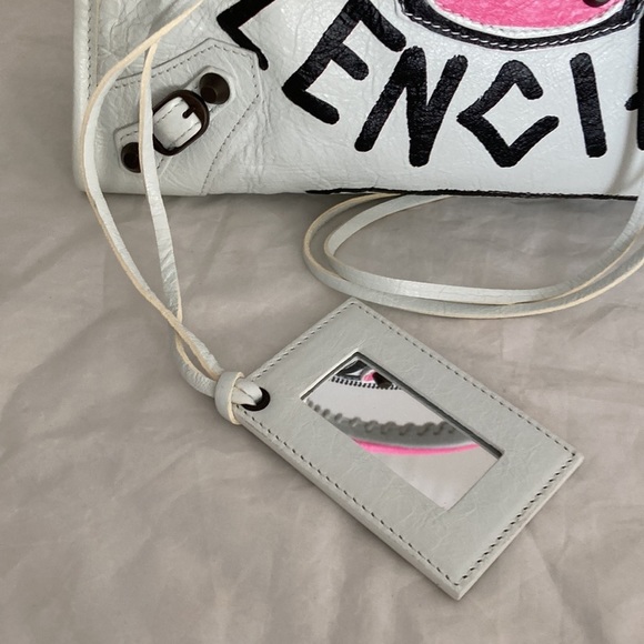 BALENCIAGA Small City S Graffiti Satchel - Picture 14 of 16